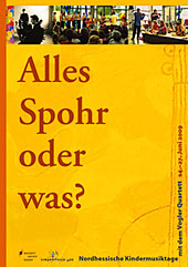 Imageplakat: 5. Nordhessische Kindermusiktage mit dem Vogler Quartett